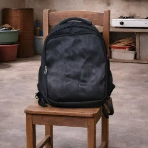 Upcycled Car Seat Belt Backpack