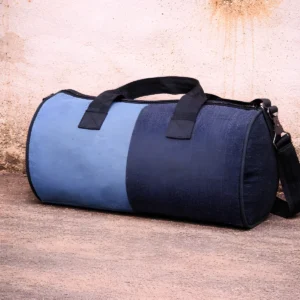 Upcycled Denim / Jeans Duffle Bag