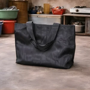 Upcycled Car Seat Belt Tote Bag