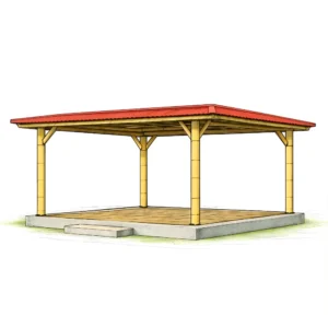 Bamboo Gazebo - Rectangle