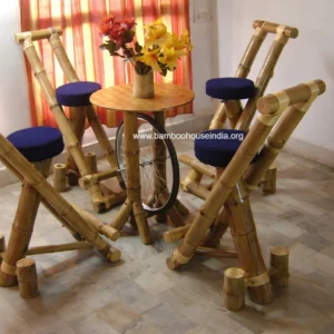 Bamboo Bar Chair Set