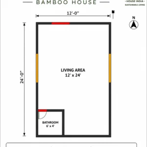 Bamboo House Plan 19