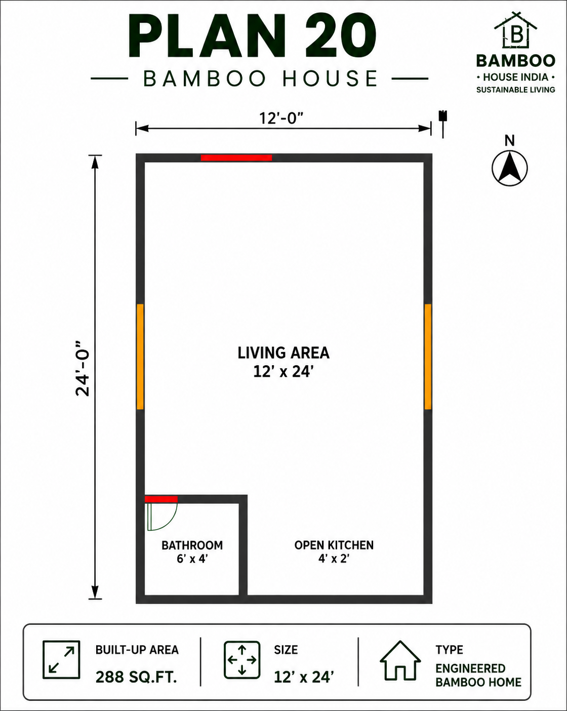 Bamboo House - Plan 20