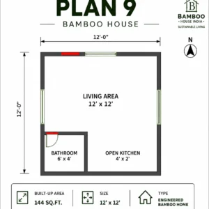 Bamboo House - Plan 9